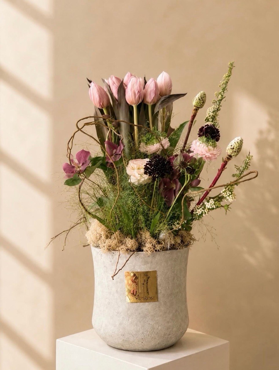 Blush Tulip Vase